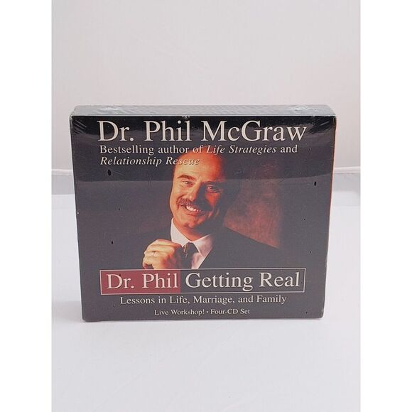 Other - Dr. Phil Getting‎ Real Lessons in Life Marriage and Family Four CD Set Audiobook